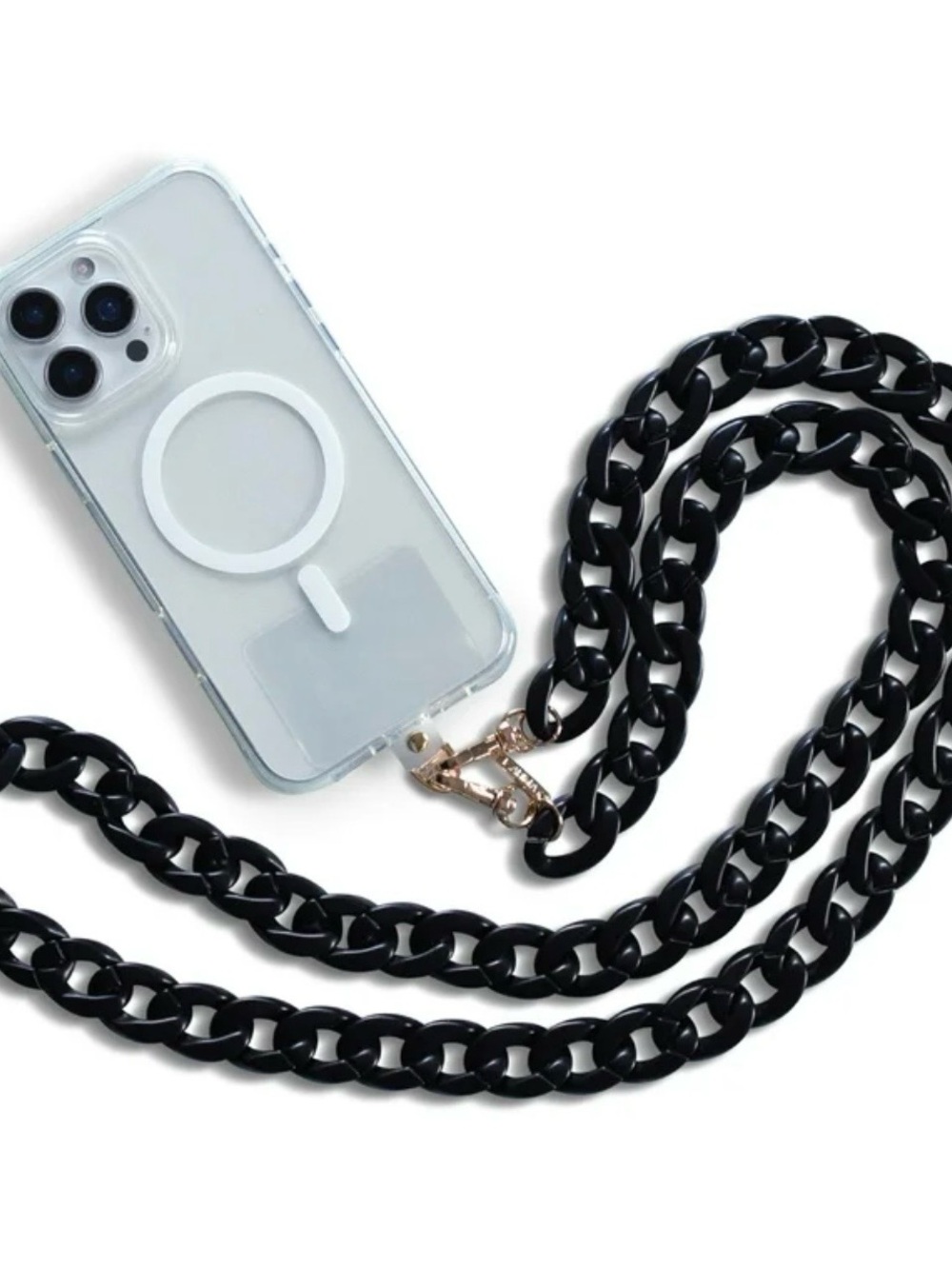 Karma Crossbody Phone Chain - Black Chain
